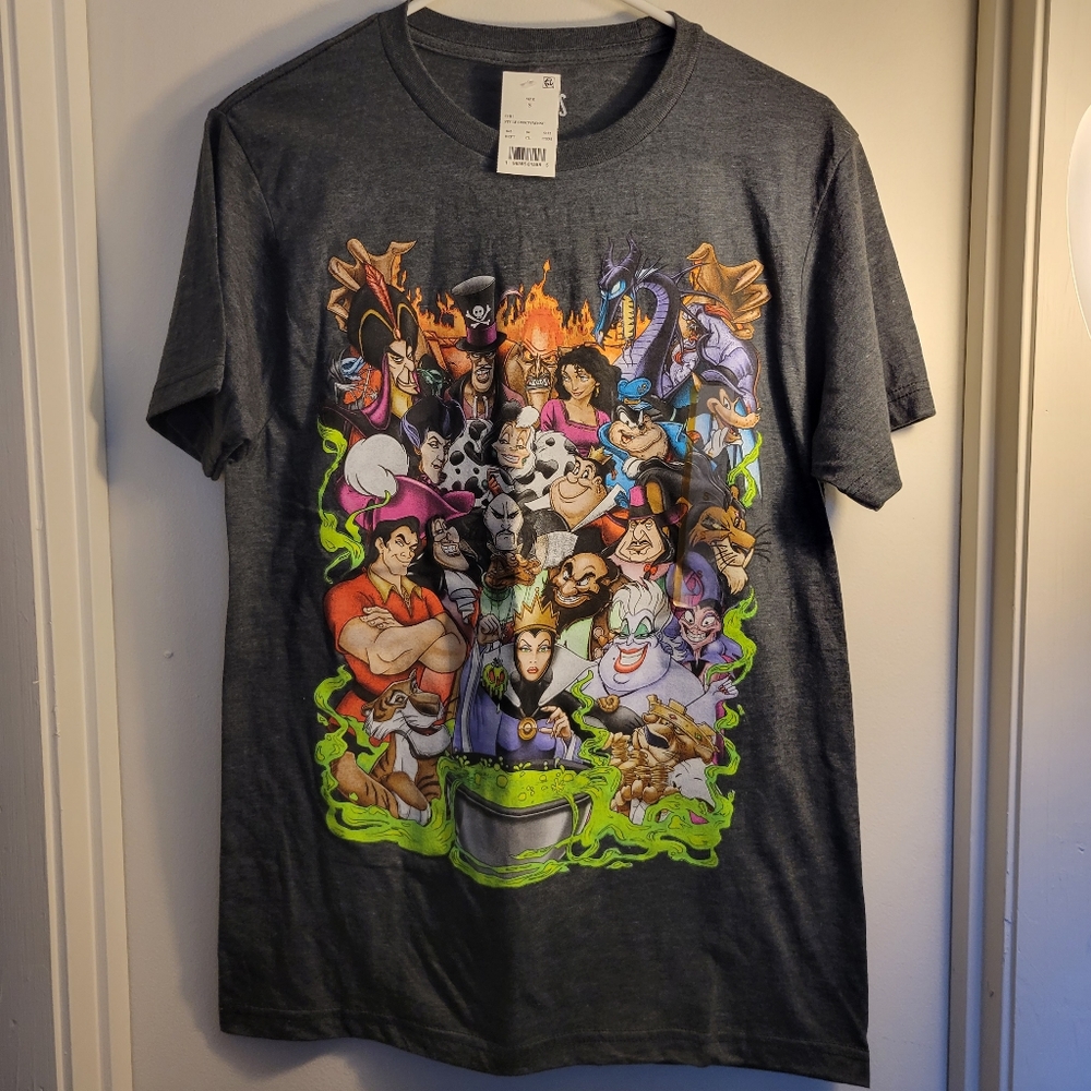 Disney Villains Graphic Tee Shirt Men's Size Small